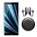 Sony Xperia XZ3 Unlocked Smartphone - Xperia Ear Duo (Bundle), 64GB - 6.0" OLED Screen - Black (US Warranty)