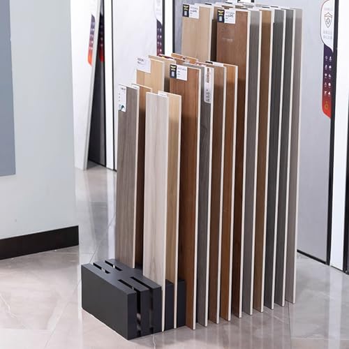 Metalowy stojak na płytki podłogowe do sprzedaży detalicznej, uchwyt na próbki płyt marmurowych, materiał budowlany, stojak wystawowy, elegancki srebrny design do salonów wystawowych
