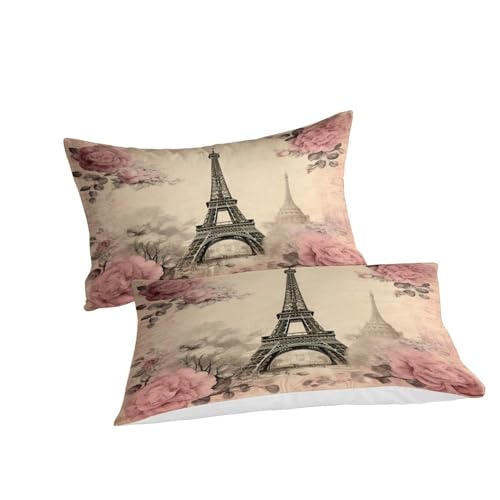 Housse de couette Tour Eiffel 200x200 parure 3 pièces - 6