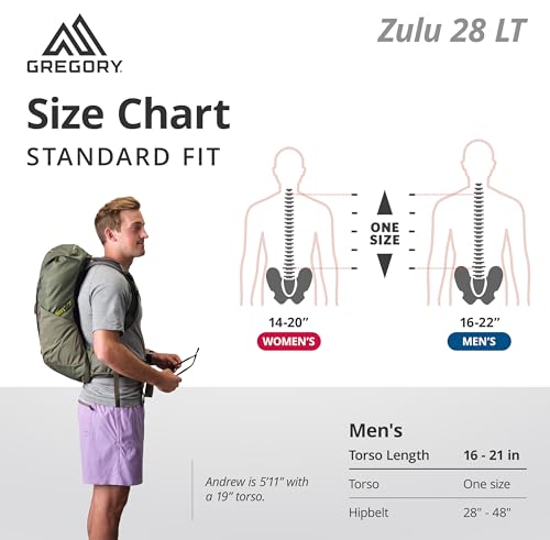 Mochila Gregory Zulu 28L unisex para senderismo miniatura 3