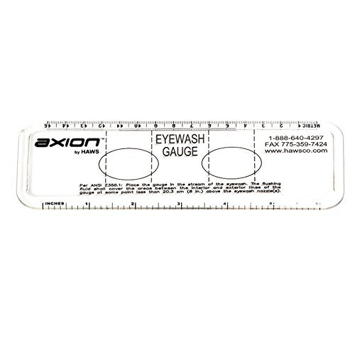 Haws 9015 Accessory Gauge Eye Wash - Plastic