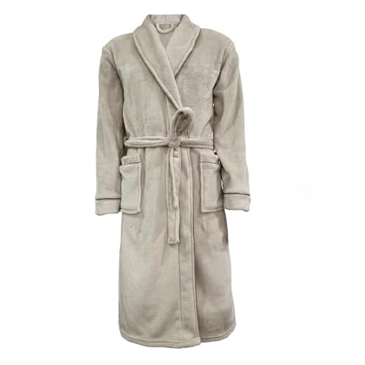 Roupão Neo Velour Flannel Aveludado 220g/m2 Médio Camesa - Bege