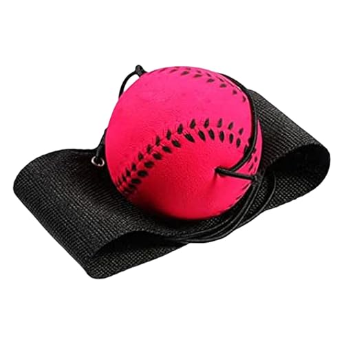 Bounce Ball mit Schnur, 6cm Handgelenk Return Ball, Basketball/Baseball/Tennis/Fußball an der Schnur, Gummi Springballs Reboundball für Kinder Erwachsene ältere Menschen zum Trainieren Spielen
