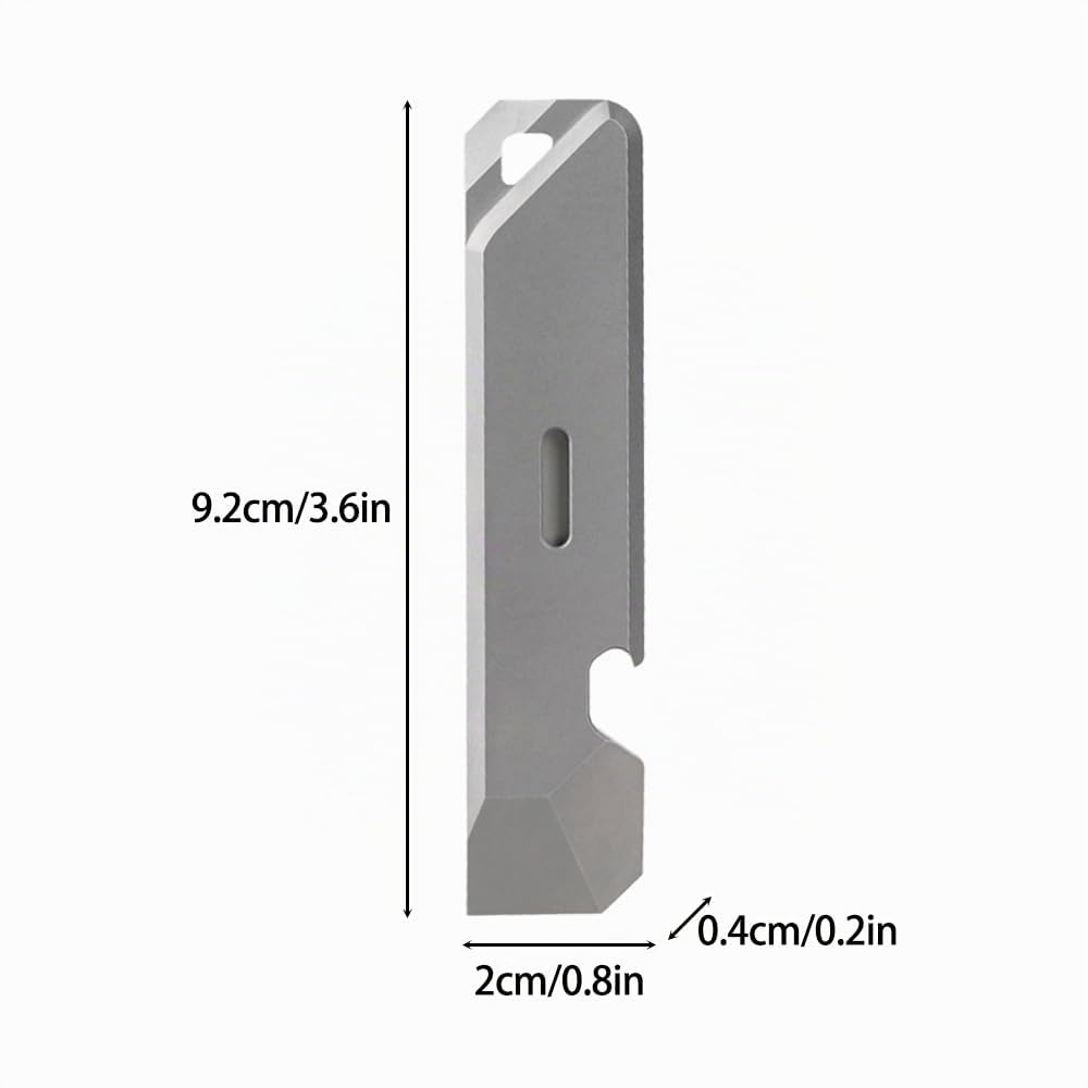 Pry Bar, Titan Hebelstange Hebelstab mit Flaschenöffner-Funktion für Outdoor-Camping-Werkzeug