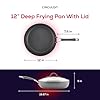 Circulon Radiance Deep Hard Anodized Nonstick Frying Pan /Skillet with Lid - 12 Inch, Gray #2