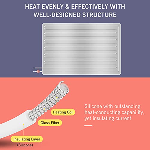 Karlak Draagbare oven, 12 V, auto-voedselverwarmer, persoonlijke mini-oven met digitaal display, temperatuurinstelling, elektrische autoverwarming, lunchbox voor wegtrip, camping, picknick, onderweg, kantoorwerk - Afbeelding 6