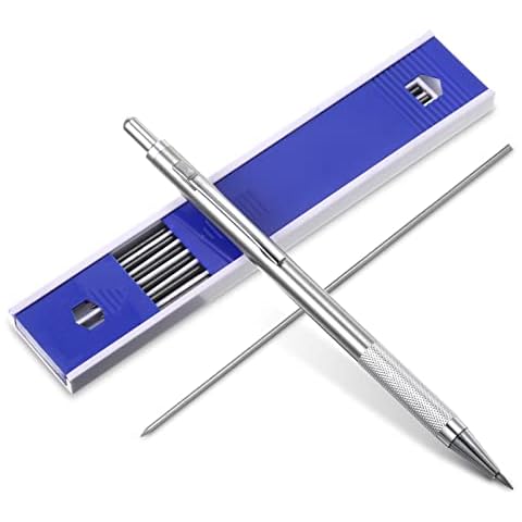 teng hong hui Full Metal Mechanical Pencil with Lead Refills Cover