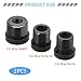Sandfren Car Thread Adapter and Rubber Washer, 2PCS 1/2-28 to 3/4-16 Thread Vehicle Thread Protector Replacement, Automotive Repair Accessories, Universal for SUV Automobile Truck