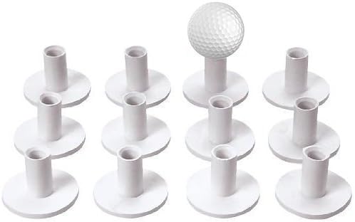 Coast Athletic Rubber Golf Tees (1.25 Inches High) (12 Pack)