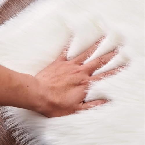 Moquette moelleuse blanche de qualité supérieure en peluche 60x90 - 6