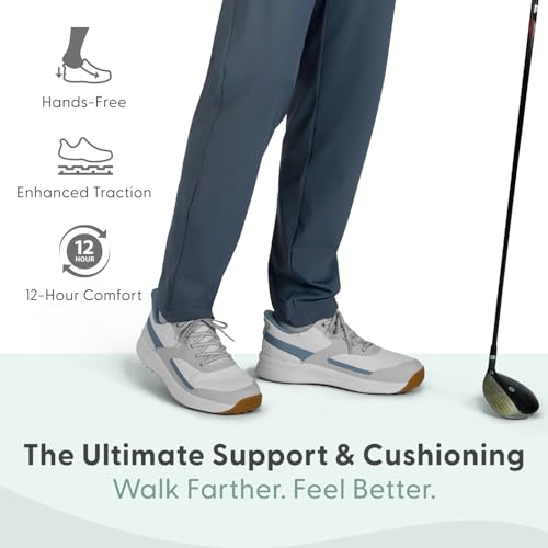 Orthofeet Men's Orthopedic Hands-Free Fairway Golf Shoes2