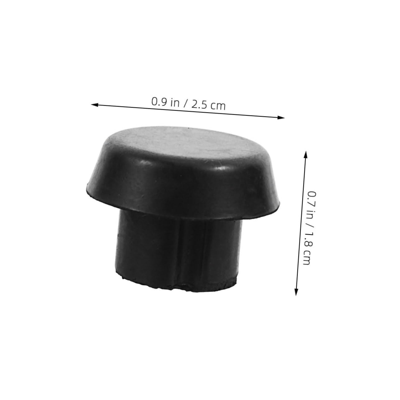 TOYANDONA 2pcs Billiard Back Plug Stoppers Durable Pool End Caps Easy to Install Snooker Repairing Part Protects Billiard Cues Convenient Accessory for Pool Players