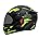 Matt Black Fluo Yellow with Smoke Visor