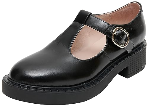 Mary Jane Flat I'm Good L37 CHAUSSURES FEMME en cuir artisanales
