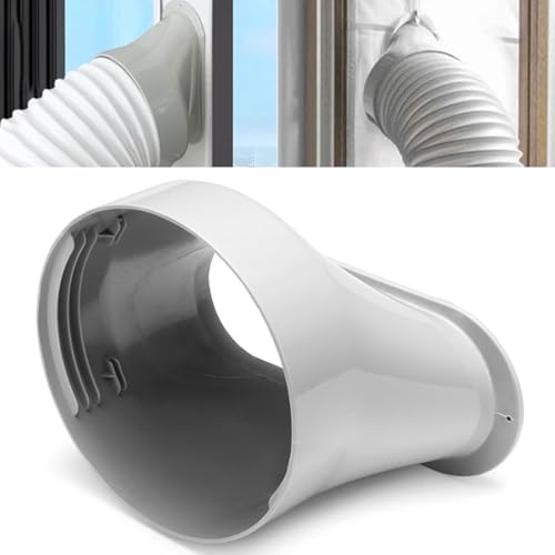 Klimaanlagen Abluftschlauch Rohrverbinder 130mm,Klima Schlauch Fensteradapter,Lüftungsrohrverbinder,Klimaanlagen...