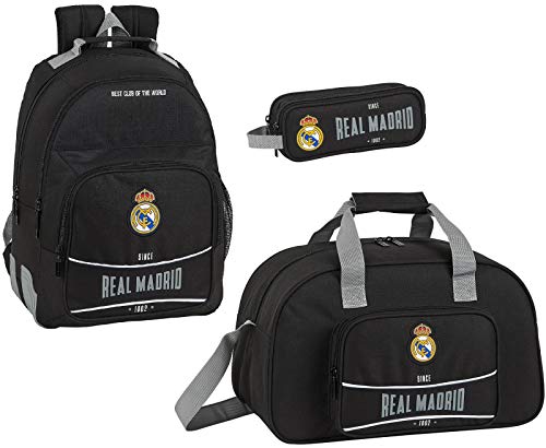 Real Madrid  1902  Mochila escolar de deporte  estuche para niños