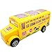 WZRYBHSD 6,3-Zoll-Elektro-Schulbus-Modellspielzeug für Kinder, gelbes Spielzeugfahrzeug für Kleinkinder mit blinkenden LED-Leuchten und Musik, batteriebetriebenes Bump and Go-Action-LKW-Spielzeug für