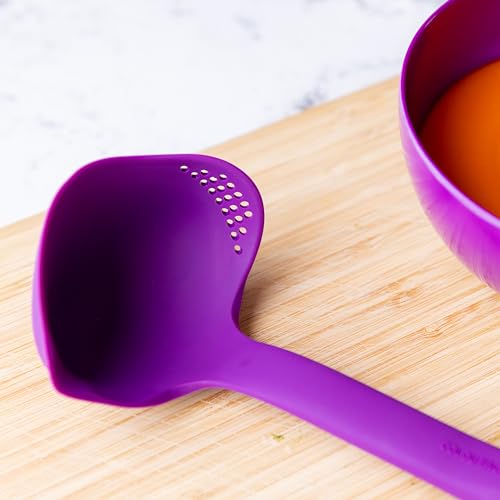 Colourworks Purple Silicone Ladle 27cm