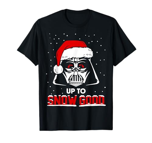 Star Wars Vader Up To Snow Good t-shirt imprimé humoristique à col rond souple