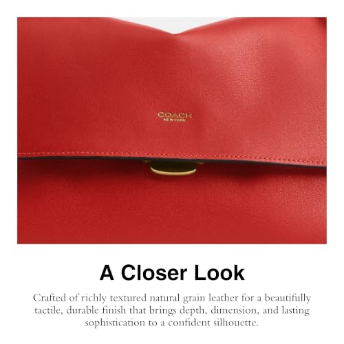 Image of Coach Women's Natural Grain Leather Chelsea Shoulder Bag 30