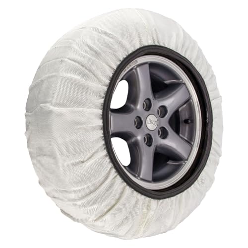 ISSE TEXTILE SNOW CHAINS z ^C`F[ Xm[\bNX SUPER S5TCY 58/62/66/70/74 X[p[f zCg Tire Chains Snow Socks Cloth White ȒP ~
