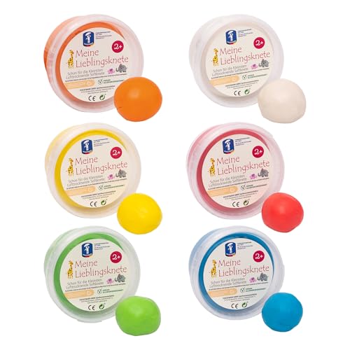 Feuchtmann MEINE LIEBLINGSKNETE Edu Edition 500g Kinderknete Überraschung, glutenfreie Spielknete vegan, ungiftige Knete, Modelliermasse lufttrocknend