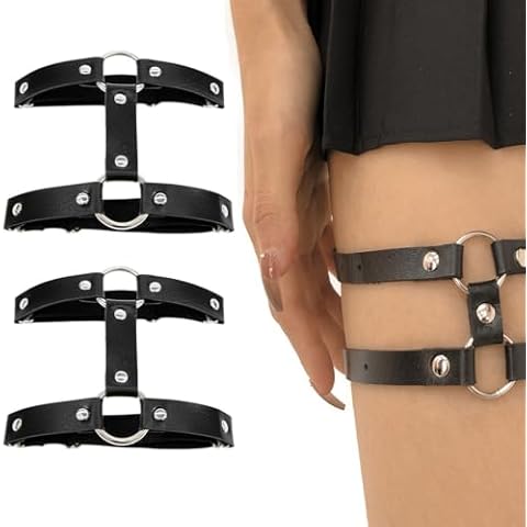 QEDBOJE Harnais de jambe en cuir Cover