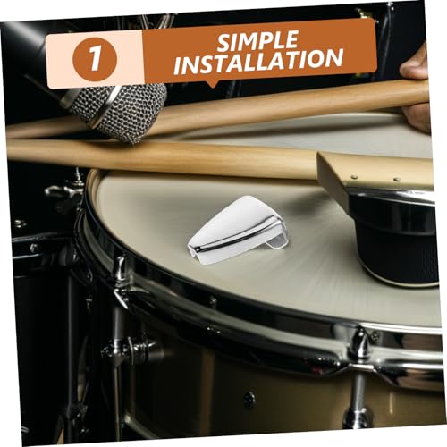 Abaodam 10Pcs Drum Claw Hooks Drum Accessories for Snare Bass and Triangle Drums Metal Drum Claws for Improved Stability and Sound Easy Installation Durable Drum miniatura 6