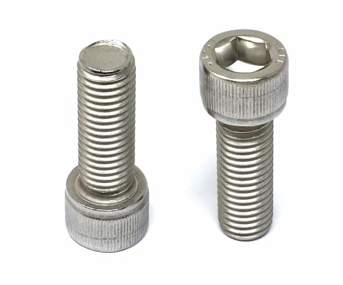 Image of iexcell 2 Pcs M14 x 40mm Thread Pitch 2 mm Stainless Steel 304 Hex Socket Head Cap Screws Bolts Kit