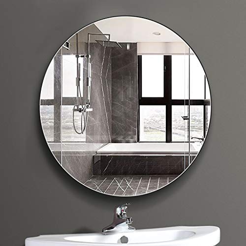 Miroir sans cadre suspendu pour salle de bain et chambre