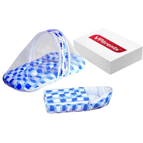 Image of VParents Baby Bedding Set and Sleeping Bag Combo Cotton, Cheeky Cheeky (Blue) 110117