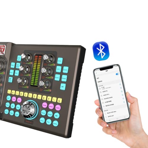 Carte son de diffusion en direct SK80 Bluetooth à cinq canaux avec support - 6