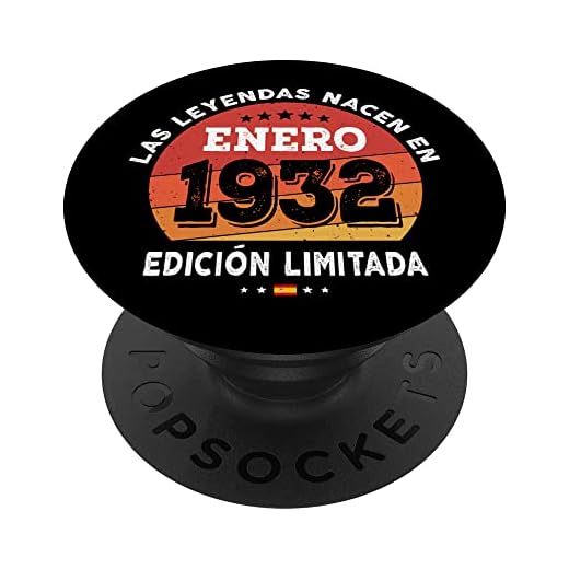 Las Leyendas nacen en Enero de 1932 - Regalo de 90 años PopSockets PopGrip Intercambiable