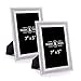 Price comparison product image Glass Sparkle Photo Frames 7" x 5" - Set of 2 | Freestanding Photo Frames | Home Office Display | Glitter Photo Frame | M&W (7x5 Inch)