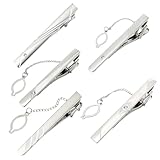 COMPOSITION DU LOT : Ce lot comprend 5 pinces à cravate pour homme (5 styles différents). Nos pinces Pince à Cravate Homme sont compatibles avec diverses cravates, et leur nombre généreux répond aux besoins du quotidien et des différentes occasions.