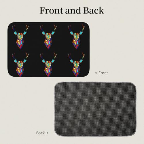 Tapis de sol antidérapant facile à nettoyer pour entrée et salon