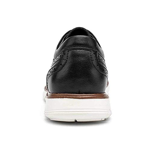 UPIShi Men's Hybrid Brogue Oxford Leather Lace-up Wingtip Dress Shoes3