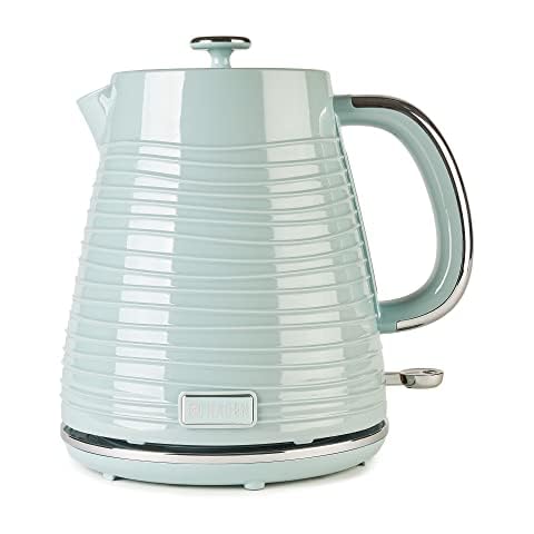 Haden Devon Eucalyptus Kettle - Electric Fast Boil Kettle, 1.7L Capacity, BPA-Free Kettle, Auto-shutoff & Boil-Dry Protection Cover