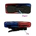 Police Warning Strobe Shoulder lights Whistle Flashlight magnet, Safety Flashing Security Clip Signal light For Outdoor Rescue,Traffic Guidance,Police patrols,Cycling,Night run,Camping (with whistle)