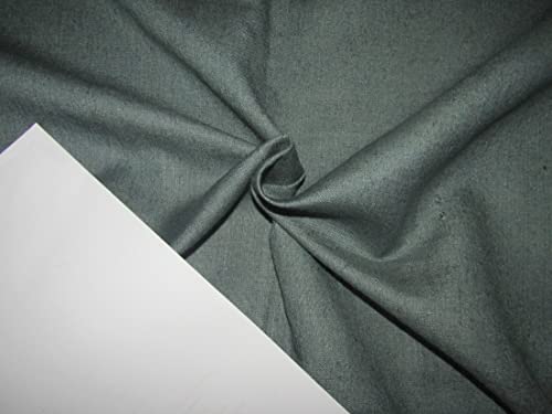 Tissu en lin et soie gris bleuâtre Les Tissus au mètre pour vêtement haut de gamme