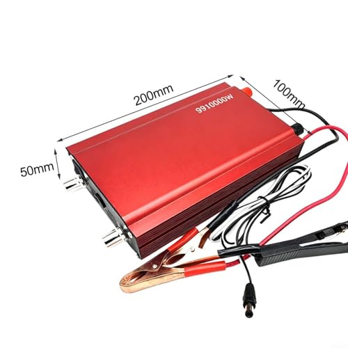 Onduleur double conversion 12V robuste en boîtier métal bleu avec diodes - 2