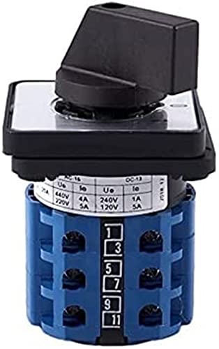 Interrupteur changement 3 phases CA10 avec commande rotative fluide - 5