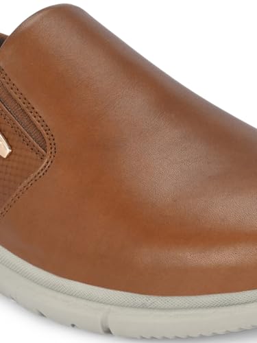 Image of egoss Platinum Premium Genuine Leather Sneaker Casual Shoes for Men, Durable, Comfortable & Versatile Design, Ideal for Work, Events & Everyday Wear