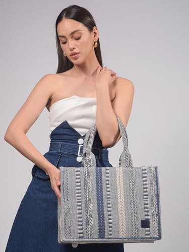 Hadwoven Tote Bag Cotton Linen Handbag Large Capacity Jacquard Retro Exquisite2