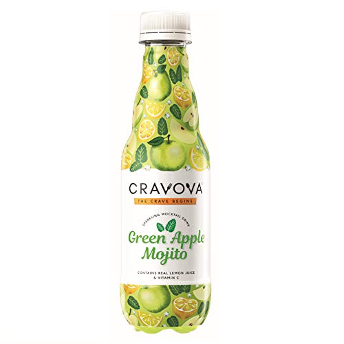 Image of CRAVOVA - THE CRAVE BEGINS Assorted Mocktail Of Classic Mojito | Green Apple Mojito| Watermelon Mojito | Peach Mojito | Orange Mojito | Pack Of 24-300ml each