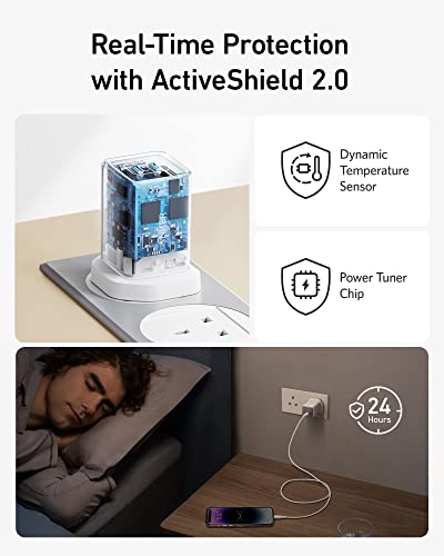 Anker USB C Charger 47W, 523 Charger (Nano 3), 2 Port Compact GaN Fast Charger for iPhone 14/14 Plus/14 Pro/14 Pro Max/13 - Image 4