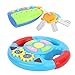 Produktbild Tnfeeon Lenkrad Auto Spielzeug mit Autoschlüssel Kinder Beifahrer Sound Lichteffekt Spielzeug Pretend Drive Lernspielzeug Musikalisches Geschenk für Kind Lernen Fahrer(Lenkrad)