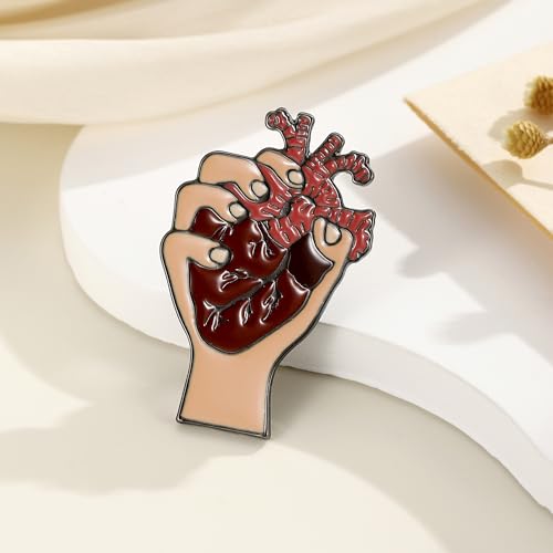 Image of Doctor Nurse Cartoon Pin,Medical Enamel Brooch Jewelry for Nursing Student Backpack Lapel Badge Gifts