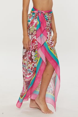 Trina Turk Women's West Palm Sarong, Casual, Beach Cover Ups2