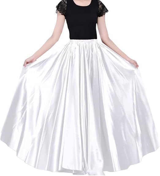 Image of Radhika 'n' Dhaanya creation Women's Silk Fabric Double Umbrella Lehenga Skirt Flare 8 to 9 mtrs.